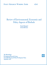 Review of Environmental, Economic and Policy Aspects of Biofuels