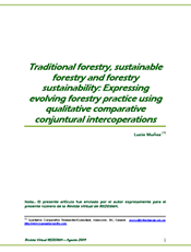 Traditional Forestry, Sustainable Forestry, and Forestry Sustainability: Expressing Evolving Forestry Practices Using Qualitative Comparative Conjunctural Interactions