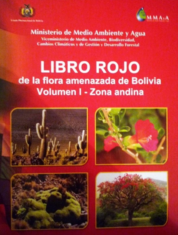 Libro Rojo de la Flora amenazada de Bolivia