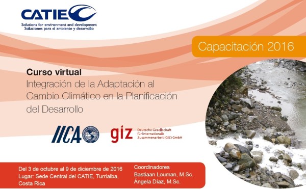 Curso virtual Integración de la adaptación al Cambio Climático en la Planificación del Desarrollo