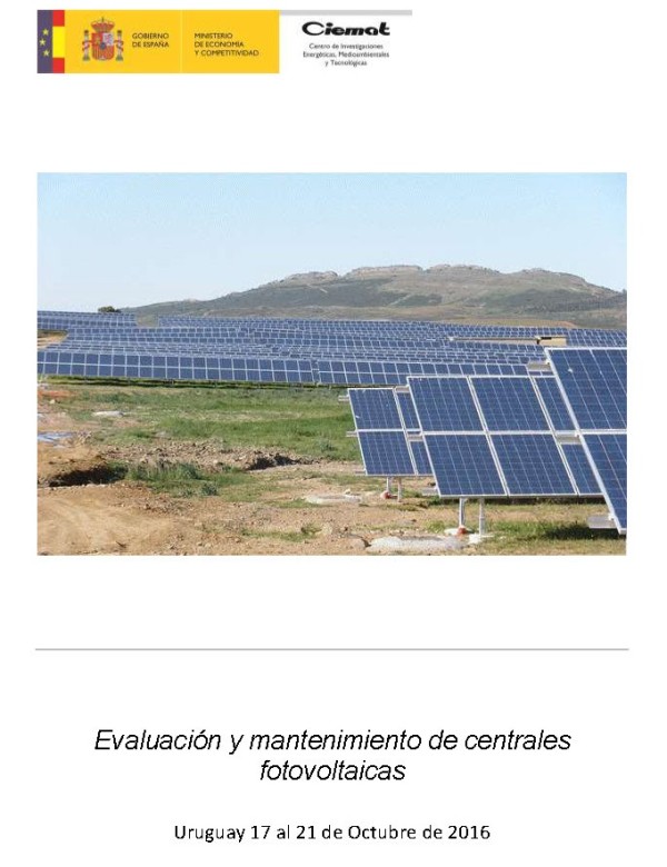 Convocatoria "Evaluación y Mantenimiento de Centrales Fotovoltaicas”