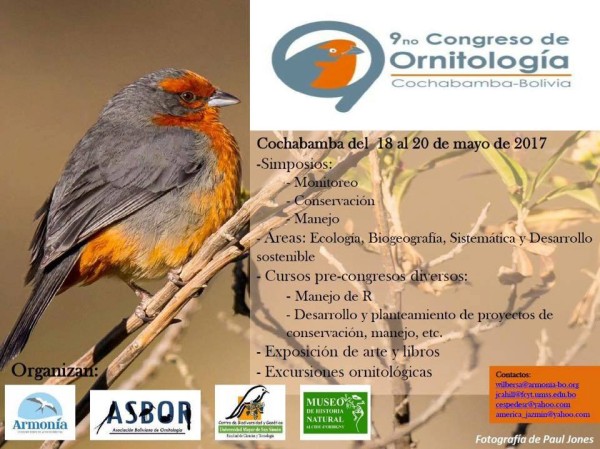 IX Congreso de ornitología