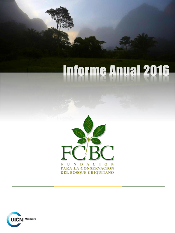 Informe Anual 2016 FCBC
