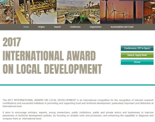 Premio Internacional sobre Desarrollo Local