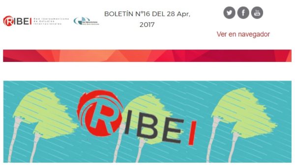 Boletín RIBEI nº16 | Abril 2017