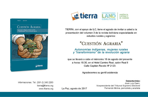 Presentación Revista Cuestión Agraria