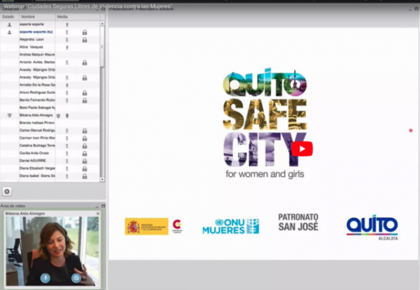 Webinar: Ciudades Seguras Libres de Violencia contra las Mujeres. Aterrizando la agenda global en el ámbito local