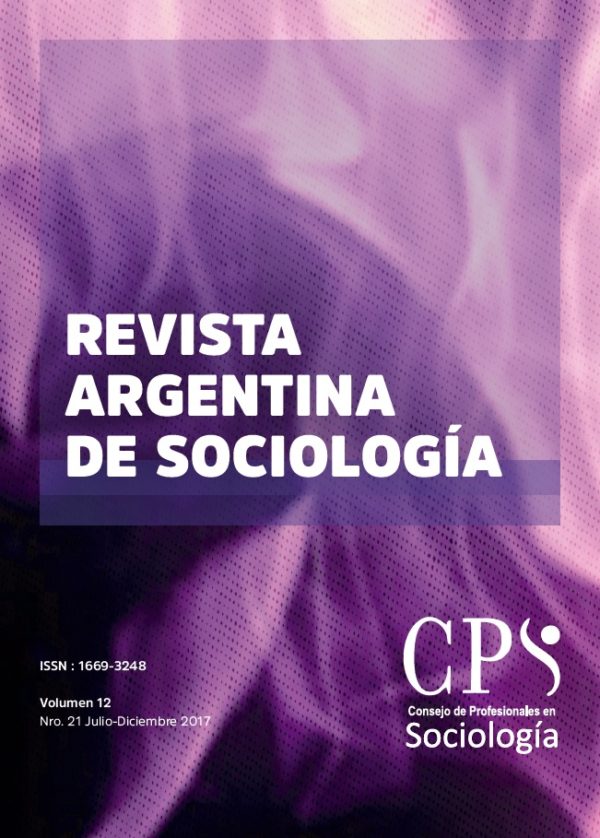 Revista Argentina de Sociología Volumen 12 (Nro. 21)