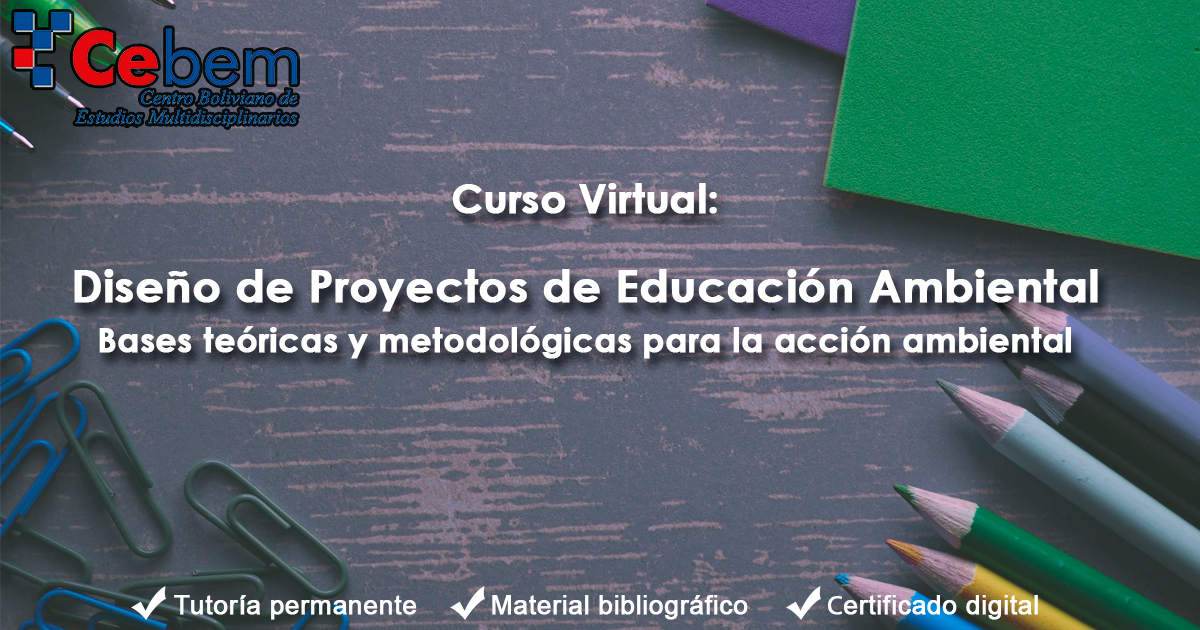 CURSO VIRTUAL: Diseño de Proyectos de Educación Ambiental
