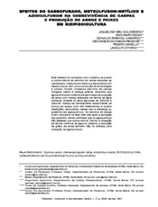 Efeitos do carbofurano, metsulfurom-metílico e azinsulfurom na sobrevivência de carpas e produção de arroz e peixes em rizipiscicultura 