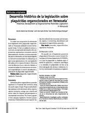 Desarrollo histórico de la legislación sobre plaguicidas organoclorados en Venezuela
