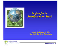 Legislacao agrotoxicos no Brasil