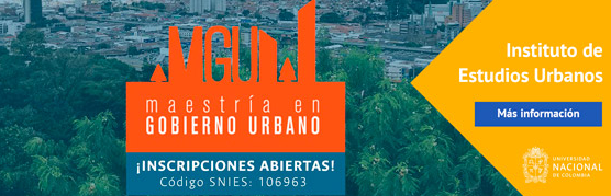 Boletín de noticias y eventos del Instituto de Estudios Urbanos