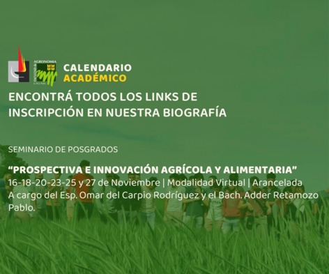 Seminario de Posgrado Prospectiva e Innovación Agrícola y Alimentaria