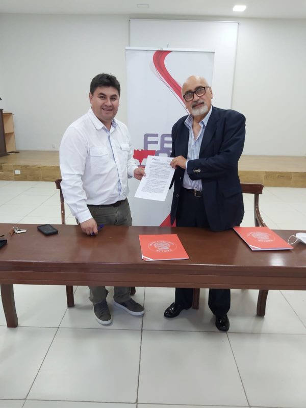 Firma de convenio con la Federación de Empresarios Privados de Tarija
