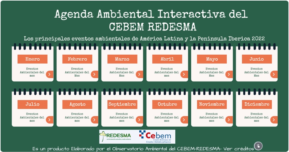 CEBEM y REDESMA presenta la Agenda Ambiental Interactiva Cebem