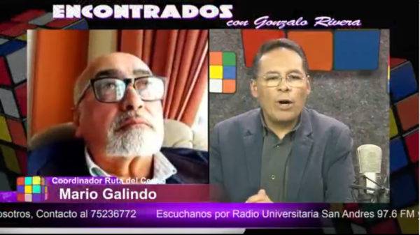 Entrevista al Dr. Mario Galindo en el programa "Encontrados con Gonzalo Rivera" sobre el Censo